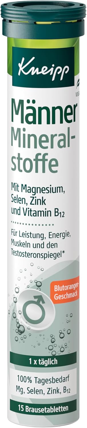 Kneipp Männer Mineralstoffe - 15 Tabletten für Vitalität