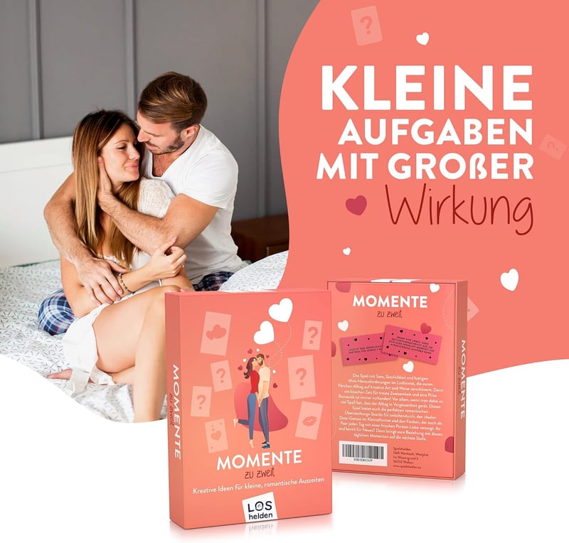 Jahrestagsbox für Paare | 50 Aufgaben & Rituale für den Alltag