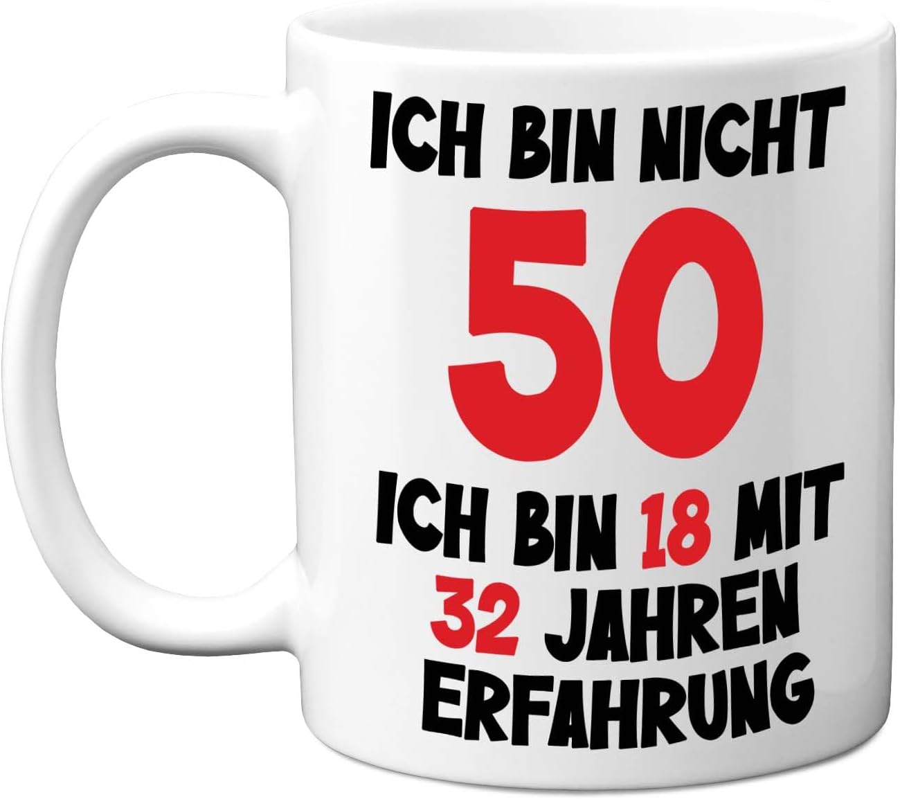 Lustige Geburtstagstasse für Männer und Frauen – 325 ml, Spülmaschinenfest