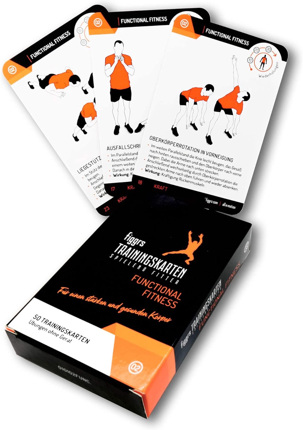 57 Fitnesskarten für Bodyweight-Übungen ohne Gerät für Paare