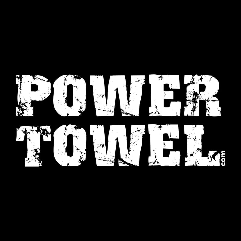 Power Towel: Motivations-Handtuch aus Mikrofaser, 50x100 cm