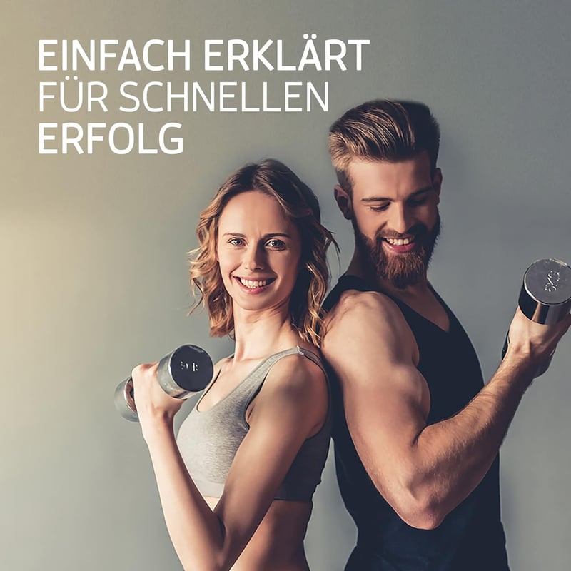 Kurzhantel-Set mit 57 Trainingskarten für effektives Ganzkörpertraining
