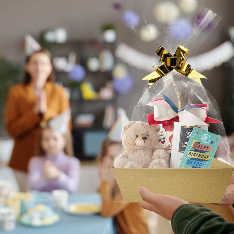 Geschenkkorb Set für Hochzeiten und Geburtstage, 5 Körbe, weiß