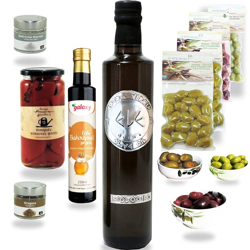 Griechisches Delikatessen-Geschenkpaket für Feinschmecker