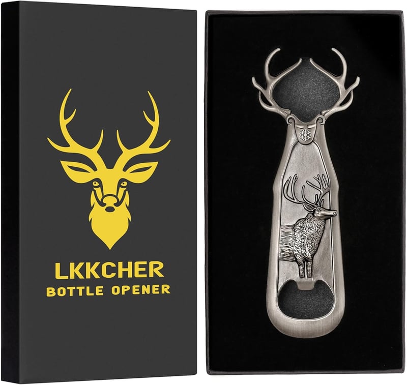 Hirschgeweih Bierflaschenöffner für Jäger - Geschenk für Männer