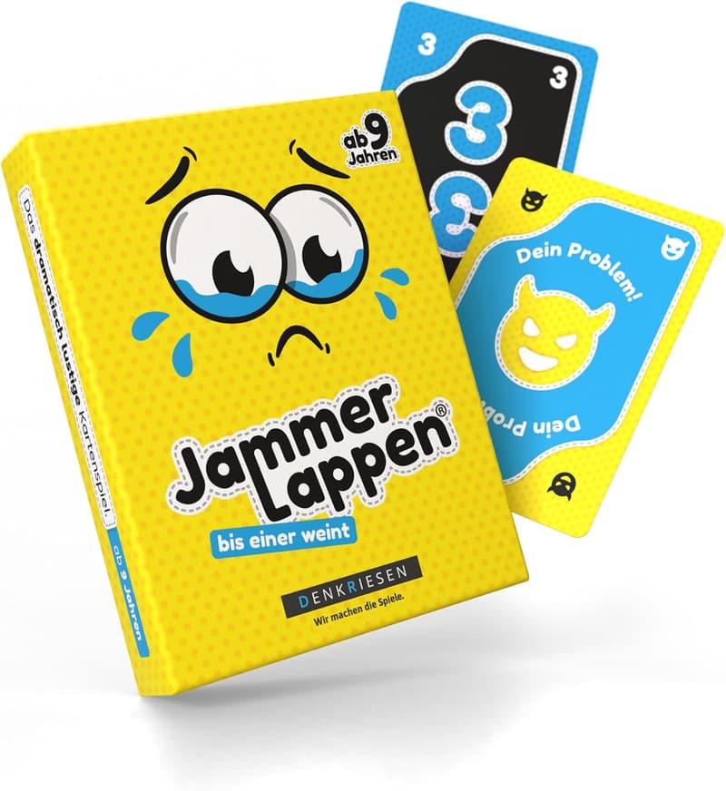 JAMMERLAPPEN - Dramatisch lustiges Kartenspiel für die Familie