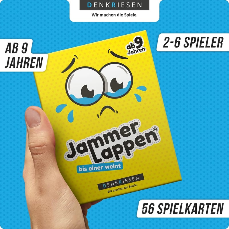 JAMMERLAPPEN - Dramatisch lustiges Kartenspiel für die Familie