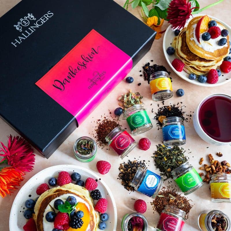 Muttertagsgeschenk: 12 Sorten veganer Tee im Schraubglas-Satz