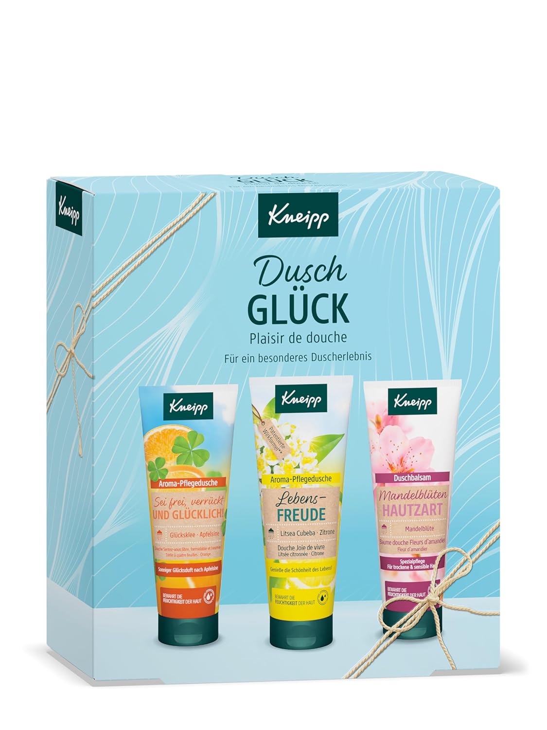 Kneipp Duschglück Geschenkset, 3er Pack (75 ml) für Entspannung