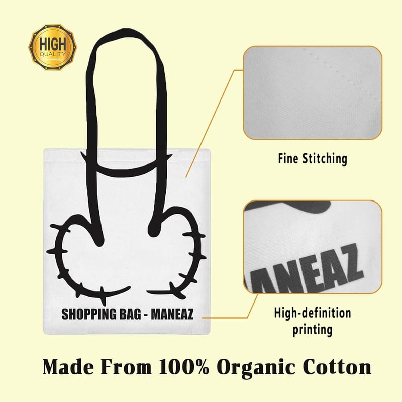 Lustige Canvas Einkaufstasche mit Motiven – Geschenkideen für Männer