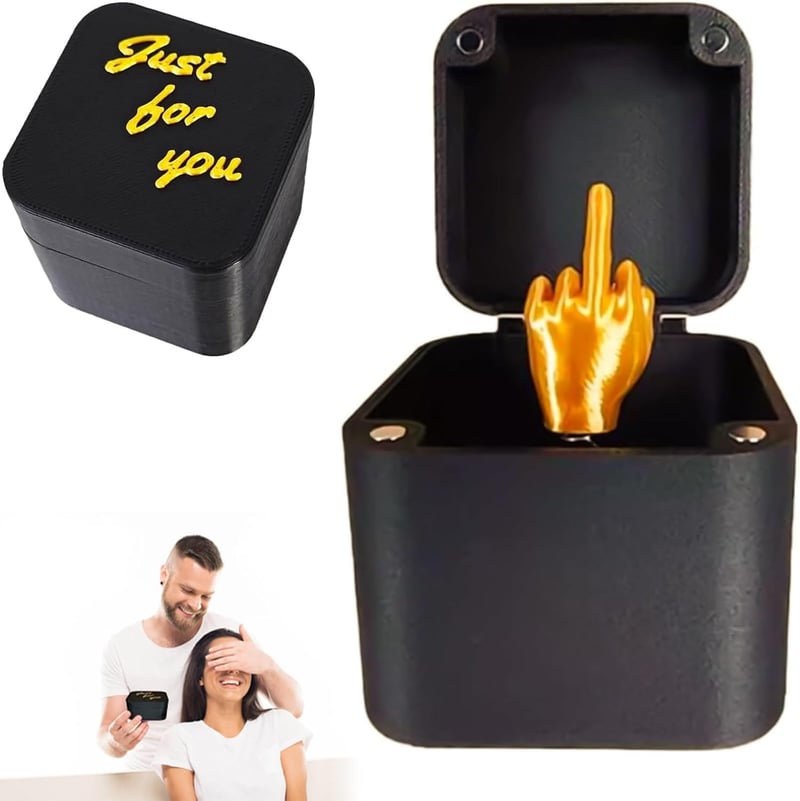 Lustige Wichtelgeschenk-Schachtel für Damen und Herren
