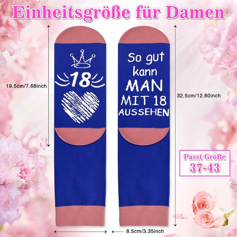 Lustige Socken für Fußballfans – Geschenk zum 50. Geburtstag