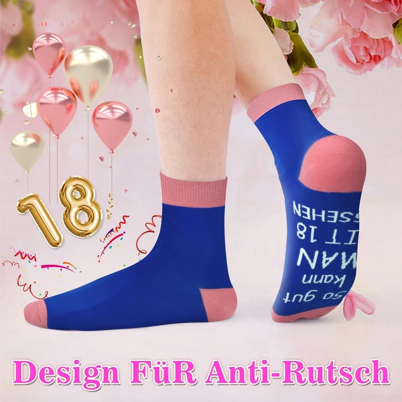 Lustige Socken für Fußballfans – Geschenk zum 50. Geburtstag