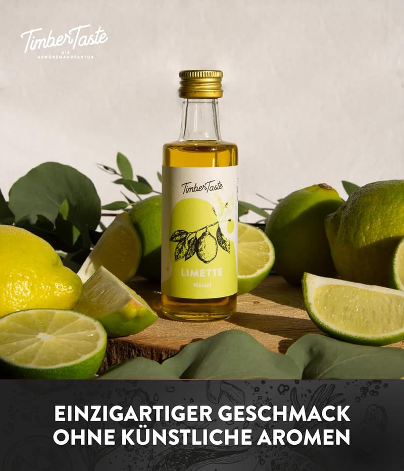 Muttertagsgeschenk: TIMBER TASTE® Essig & Öl Set (5x40ml) für Frauen