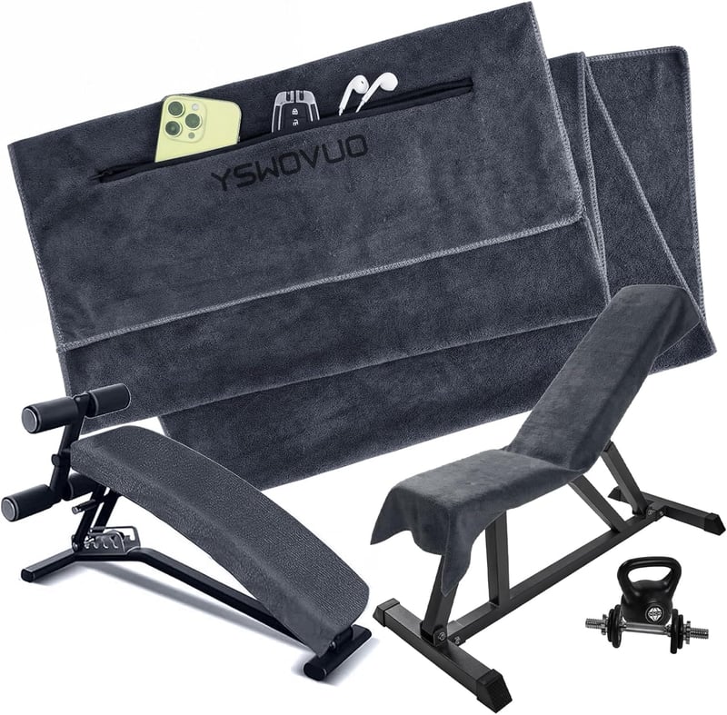 Mikrofaser Sporthandtuch 120x50 cm mit Reißverschlusstasche