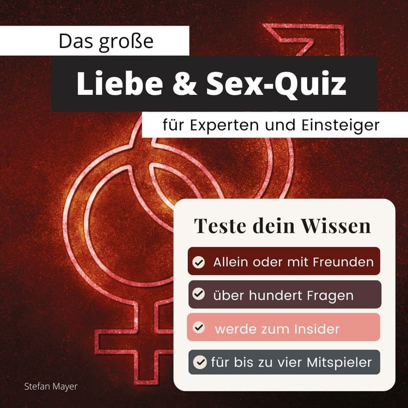 Liebes- und Sex-Quiz: Fragen zu Beziehungen - Perfektes Geburtstagsgeschenk