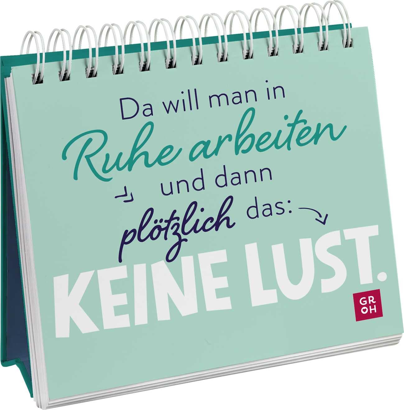 Lustiger Tischaufsteller mit Sprüchen fürs Büro – Geschenk für Kollegen