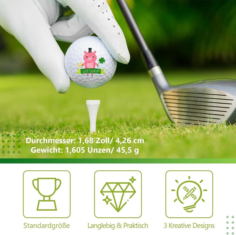 Lustiges Golfball Geschenkset für Männer - Perfekt für Golfer