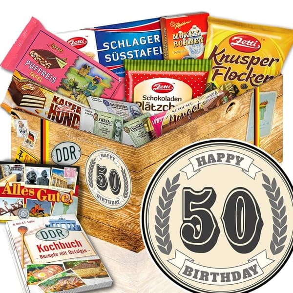 50. Geburtstag Schokoladenbox für Männer