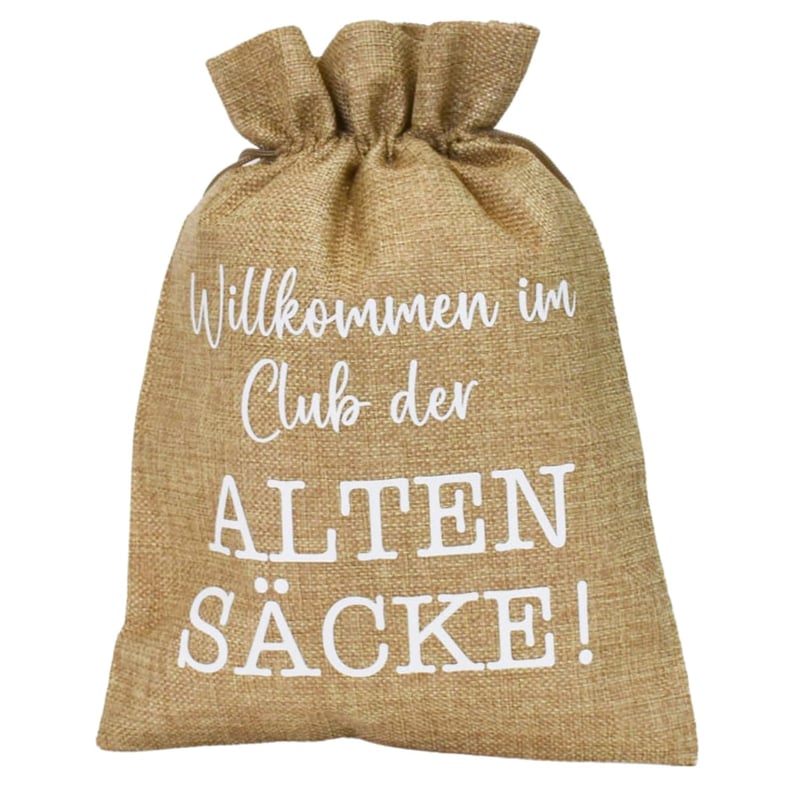 Jutebeutel zum Geburtstag | Geldgeschenk für Männer und Frauen