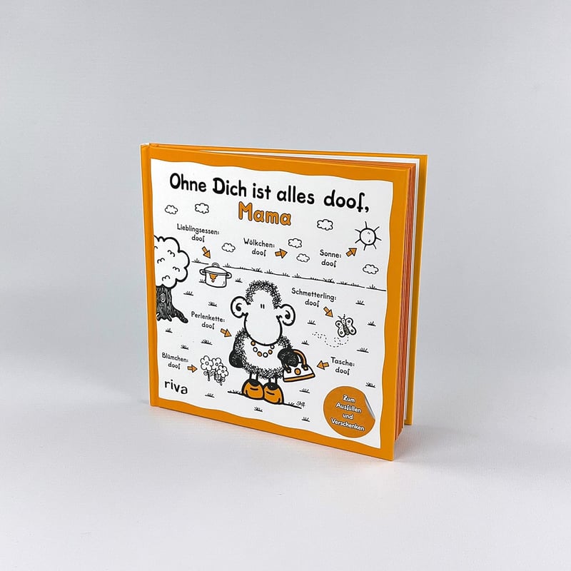 Muttertagsgeschenk: Ausfüllbuch für Mama mit persönlichen Botschaften