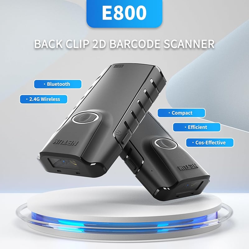 NETUM 2D Bluetooth Barcode Scanner für Tablet, iOS, Android, Windows, MacOS