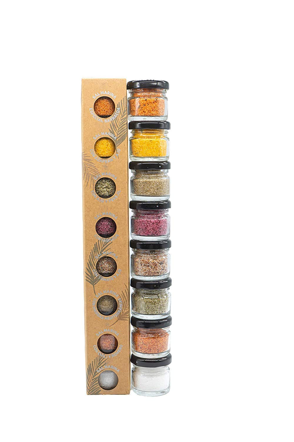 Gourmet Salz Geschenkset aus Mallorca – 8 x 25 g Meersalz