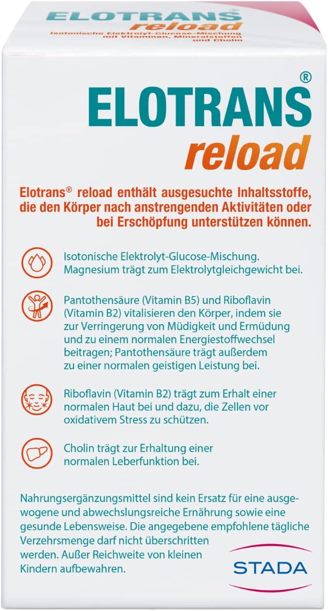Isotonische Elektrolyt-Mischung mit Magnesium und B-Vitaminen – 15 Beutel