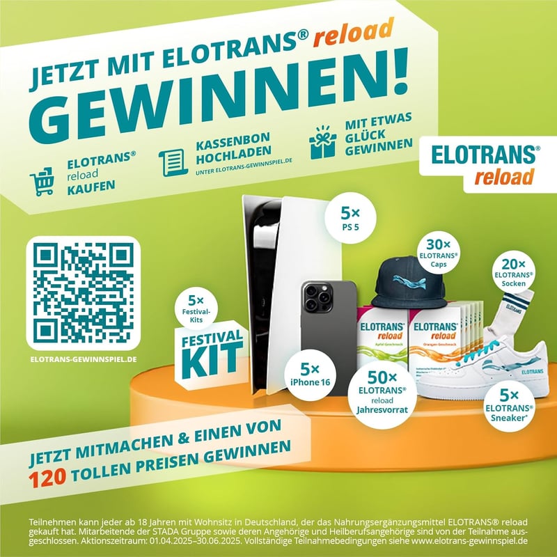 Isotonische Elektrolyt-Mischung mit Magnesium und B-Vitaminen – 15 Beutel