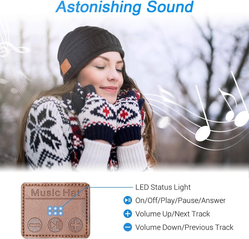 Bluetooth Mütze für Männer – Coole Wichtelgeschenke zu Weihnachten