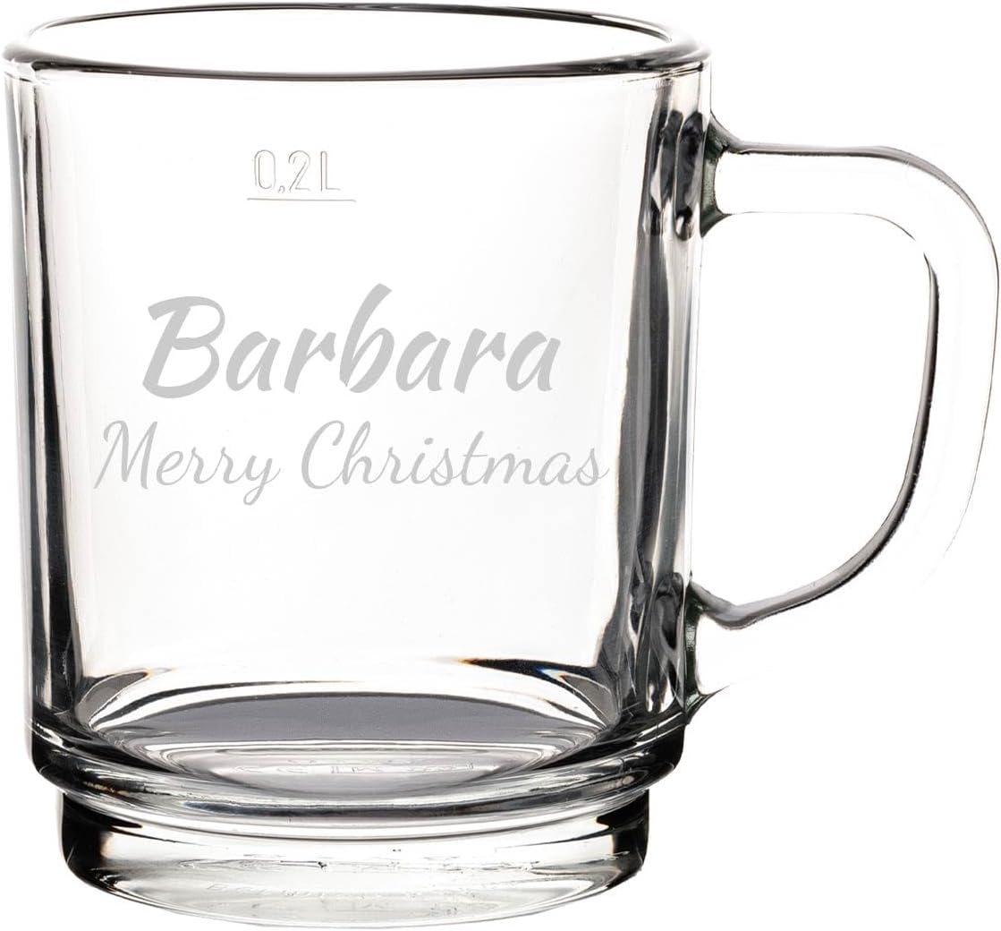 Personalisierte Glühweintasse mit Gravur, 250 ml – Wichtelgeschenk