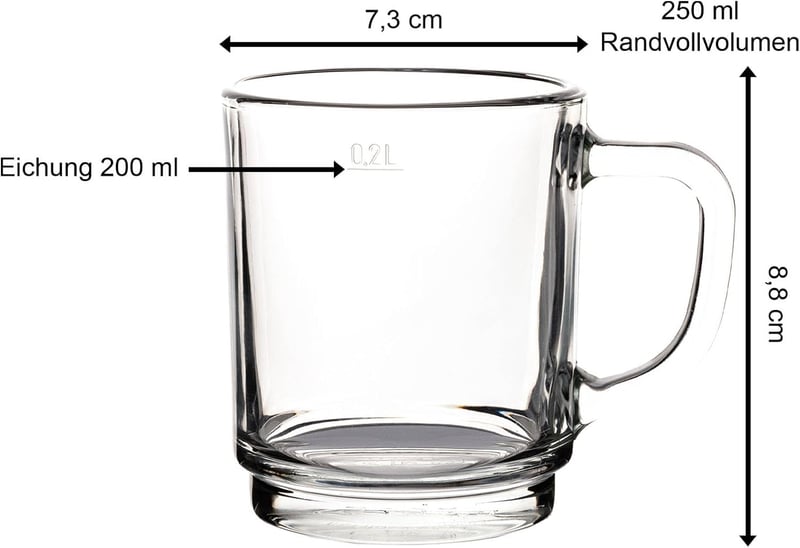Personalisierte Glühweintasse mit Gravur, 250 ml – Wichtelgeschenk