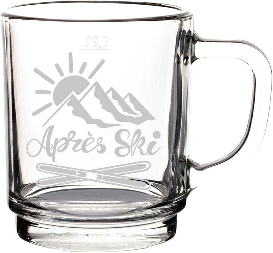 Personalisierte Glühweintasse für Weihnachten - 250 ml, Après Ski-Motiv