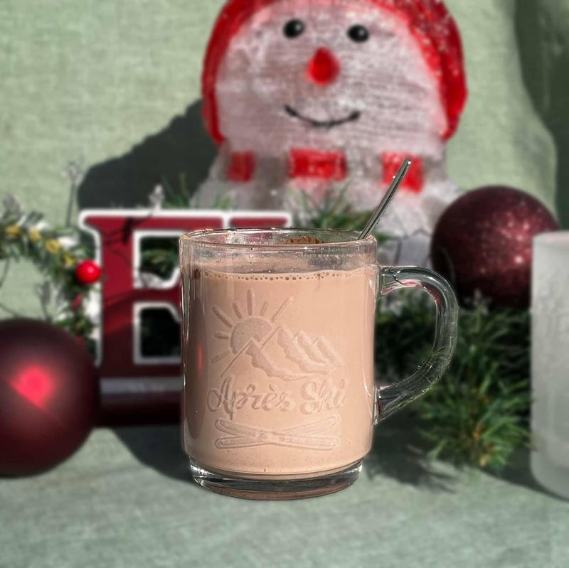 Personalisierte Glühweintasse für Weihnachten - 250 ml, Après Ski-Motiv