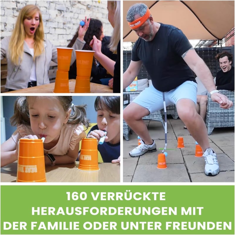 Beat That! Brettspiel – Lustiges Partyspiel für Erwachsene und Familien