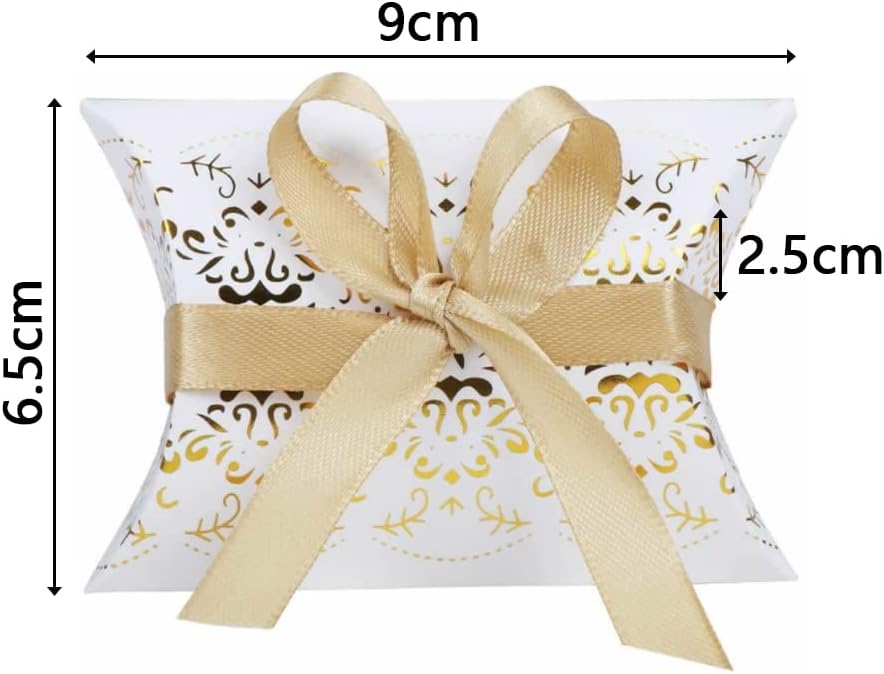 Geschenkboxen aus Kraftpapier – 50 Stück für Hochzeiten