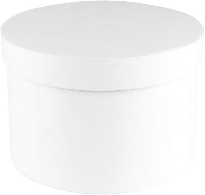 Geschenkboxen-Set aus stabilem Karton | 5 Größen | rund | Geburtstag & Hochzeit