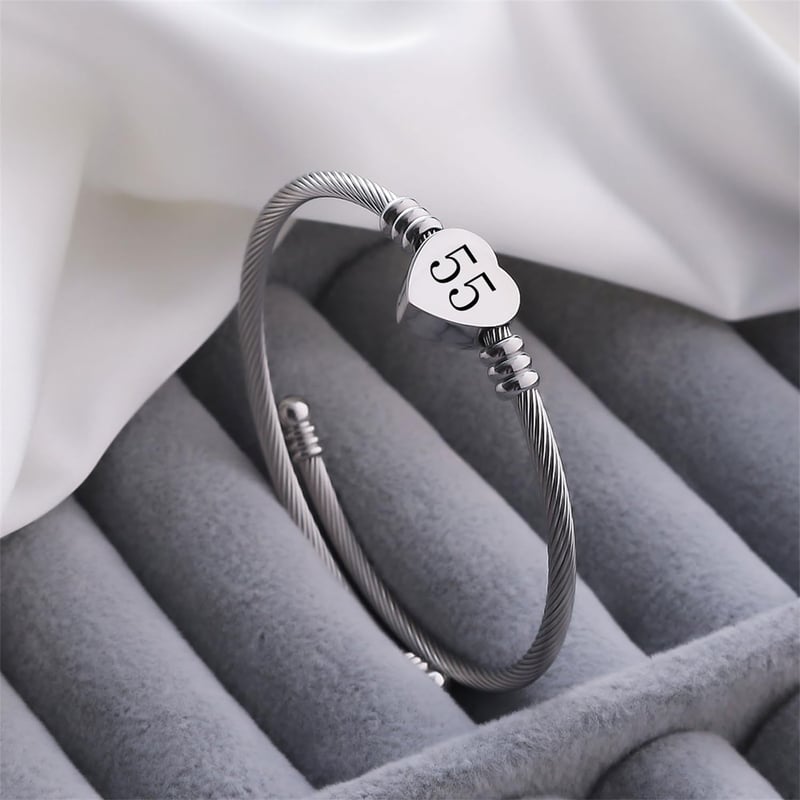 Geburtstagsarmband aus Silber für Damen von 7-70 Jahren