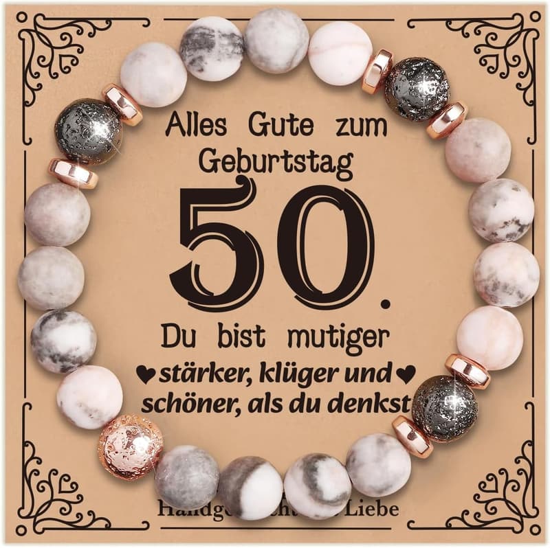 Naturstein-Armband für Frauen, ideal zum Geburtstag