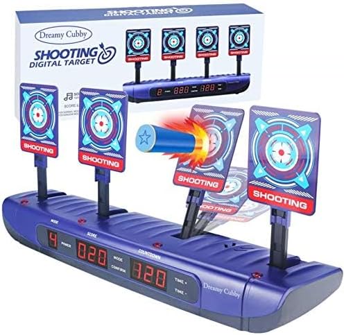 Elektronische Zielscheibe für Nerf Pistolen mit 4 Spielmodi, für Kinder ab 6 Έτη