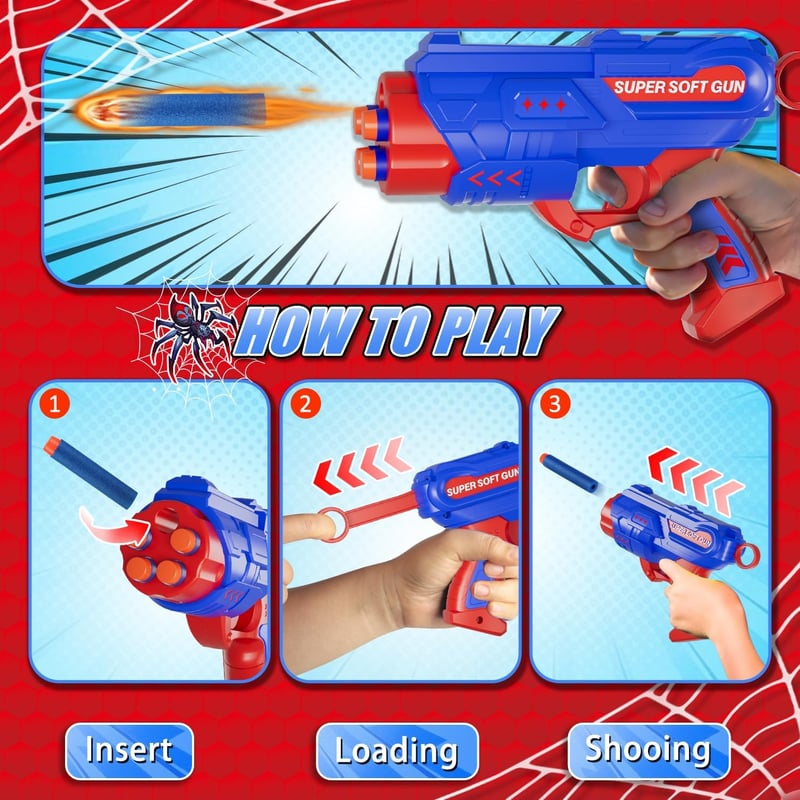 Zielscheibe für Nerf-Spielzeug mit Licht und Sound – Halloween- und Weihnachtsgeschenk für Jungen (105 cm)