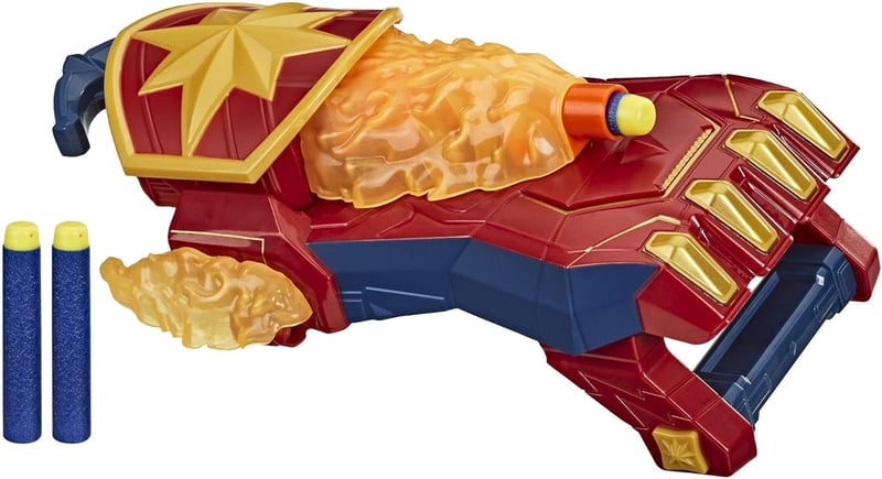 Captain Marvel Photon Blaster - NERF Dartspielzeug für Kinder ab 5 Jahren