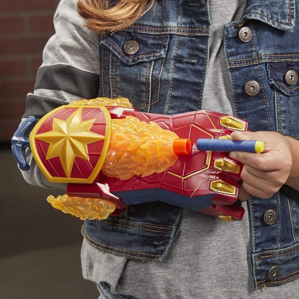 Captain Marvel Photon Blaster - NERF Dartspielzeug für Kinder ab 5 Jahren