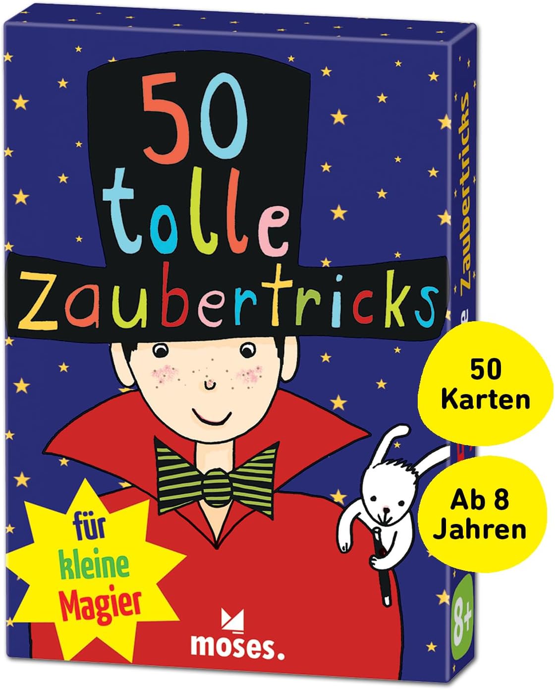 50 Zaubertricks für kleine Magier – Kartenset für Kinder