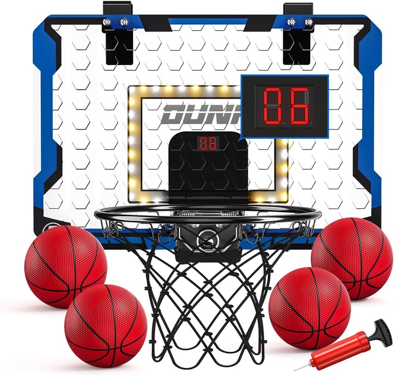 LED Basketballkorb mit elektronischer Anzeigetafel für Kinder
