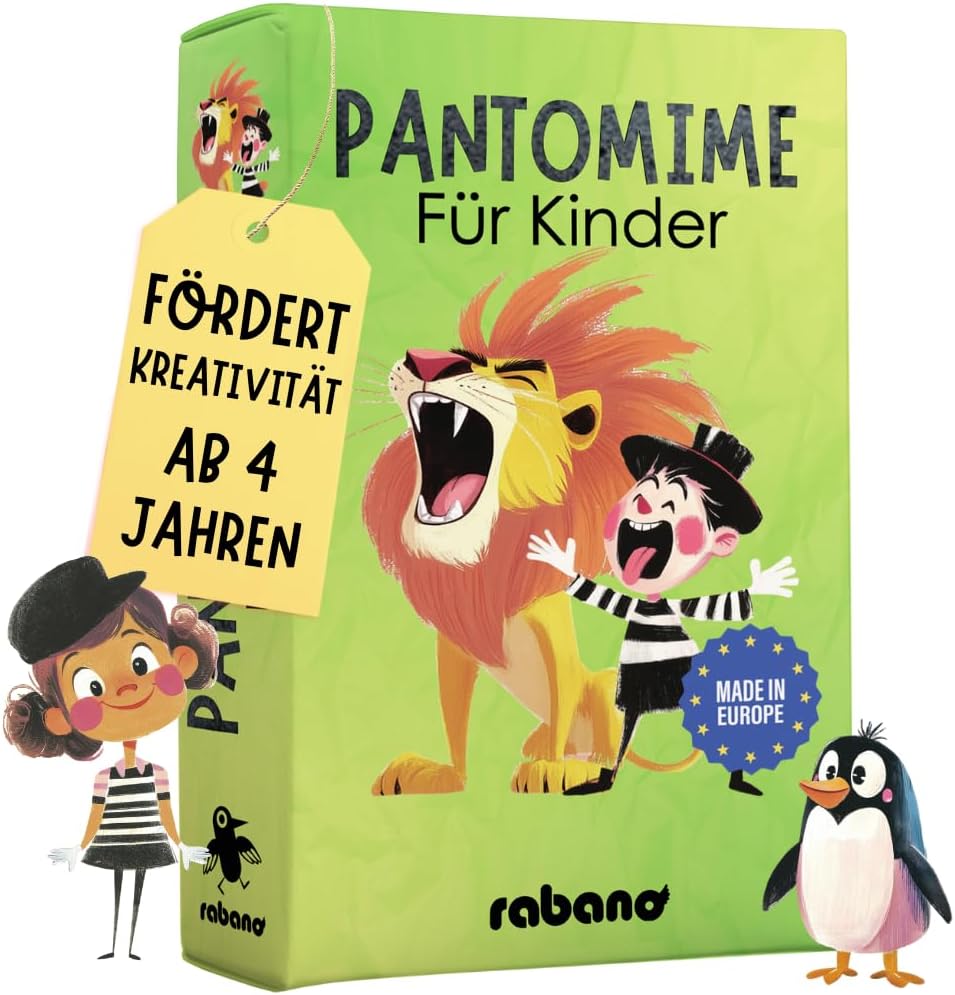 Kreatives Pantomimespiel für Kinder ab 4 Jahren – ideales Ostergeschenk