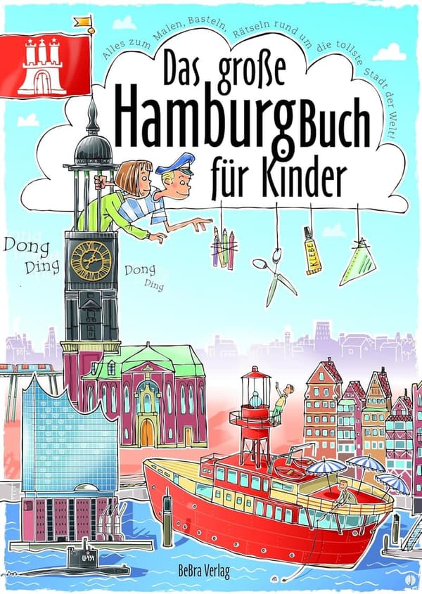 Hamburg-Buch für Kinder: Malen, Basteln und Rätseln zur Stadt