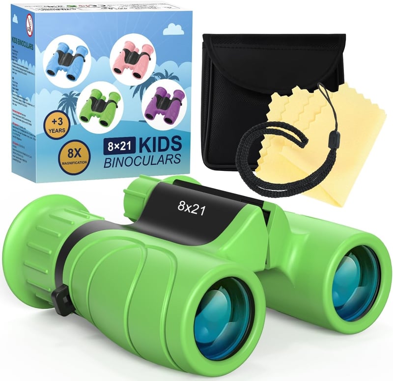 Fernglas für Kinder 8x21 HD – ideal für Vogelbeobachtung & Abenteuer