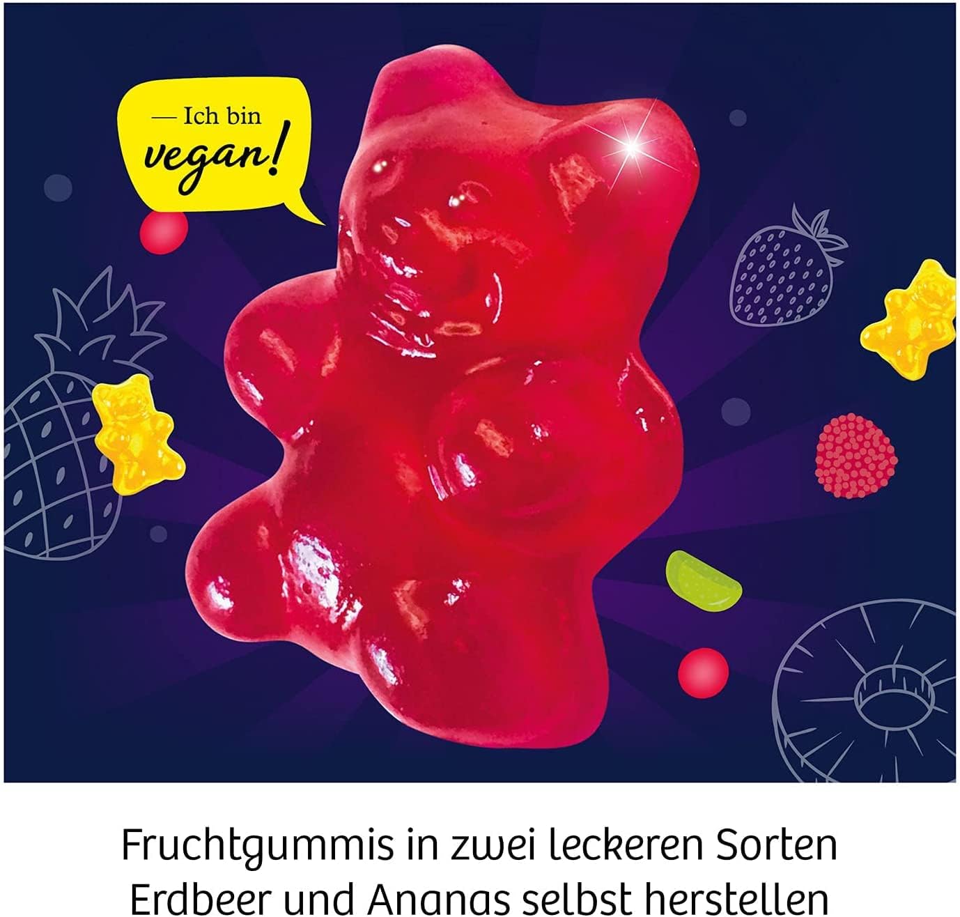 Fruchtgummi-Labor für Kinder ab 8 Jahren – Veganes Experimentier-Set