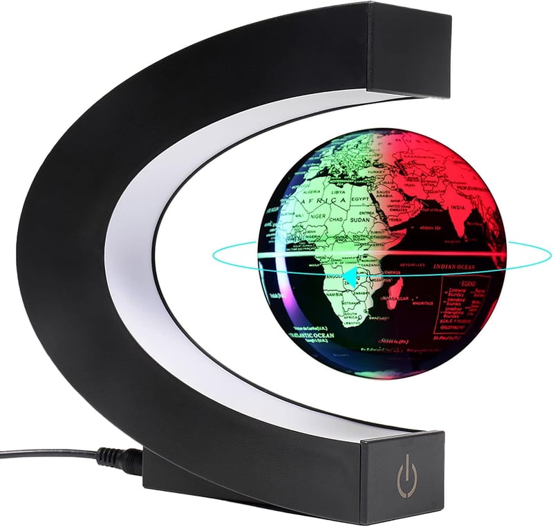 Schwebender Globus mit Licht – Magnetische Weltkugel für Kinder ab 5 Jahren